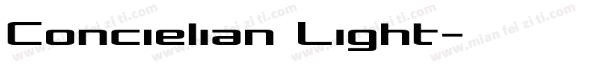 Concielian Light字体转换